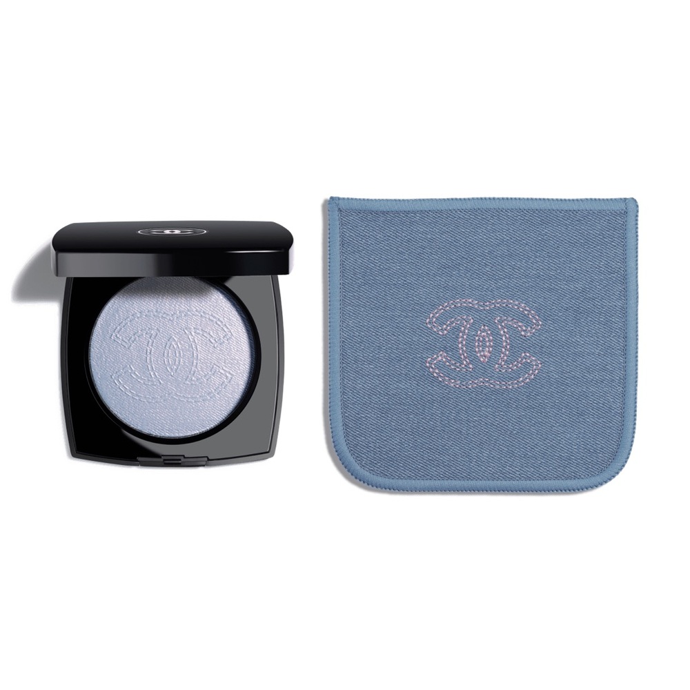 Chanel Coco Denim Illuminating Powder Highlight - Light Blue
